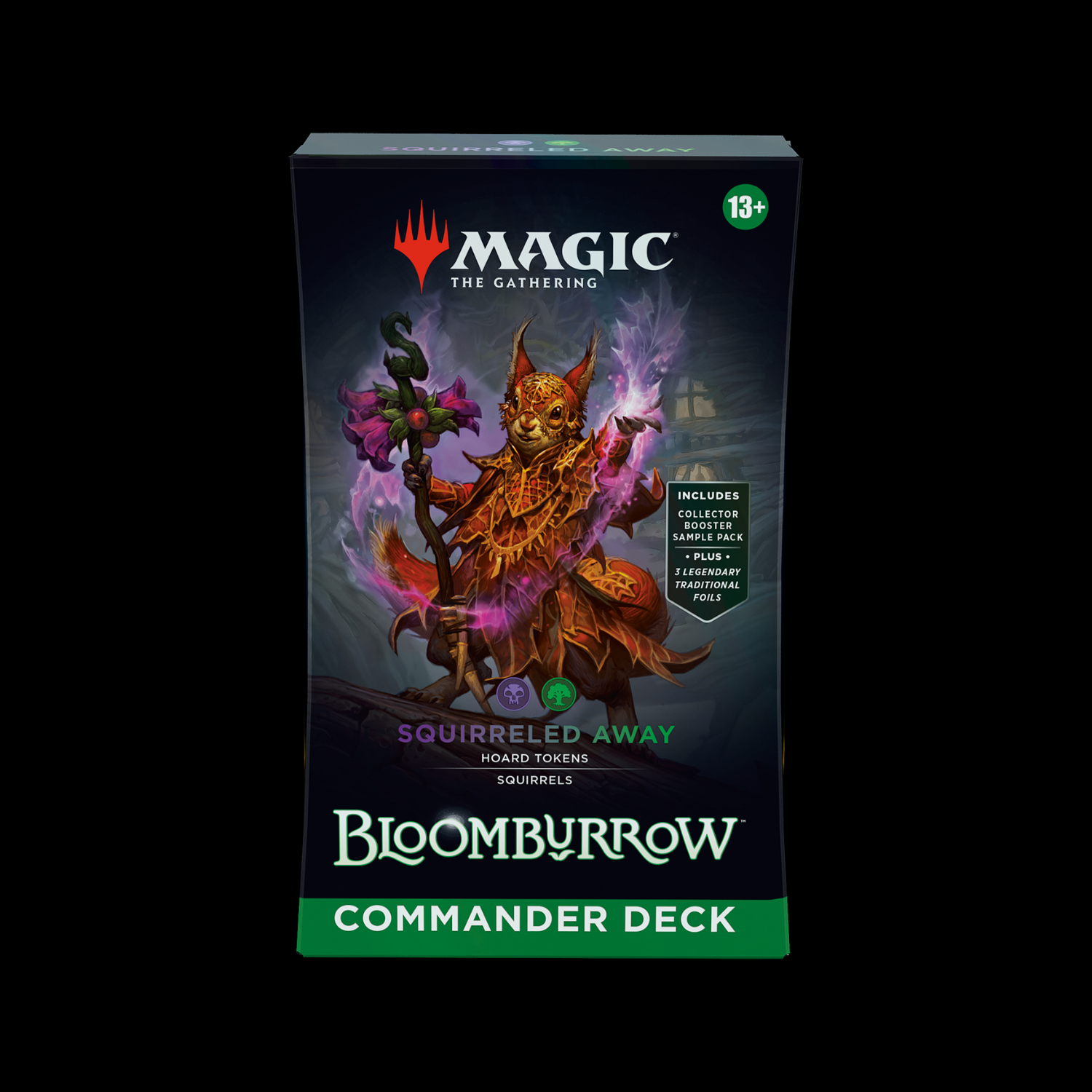 MTG Magic The Gathering Bloomburrow Squirreled Away Commander Deck