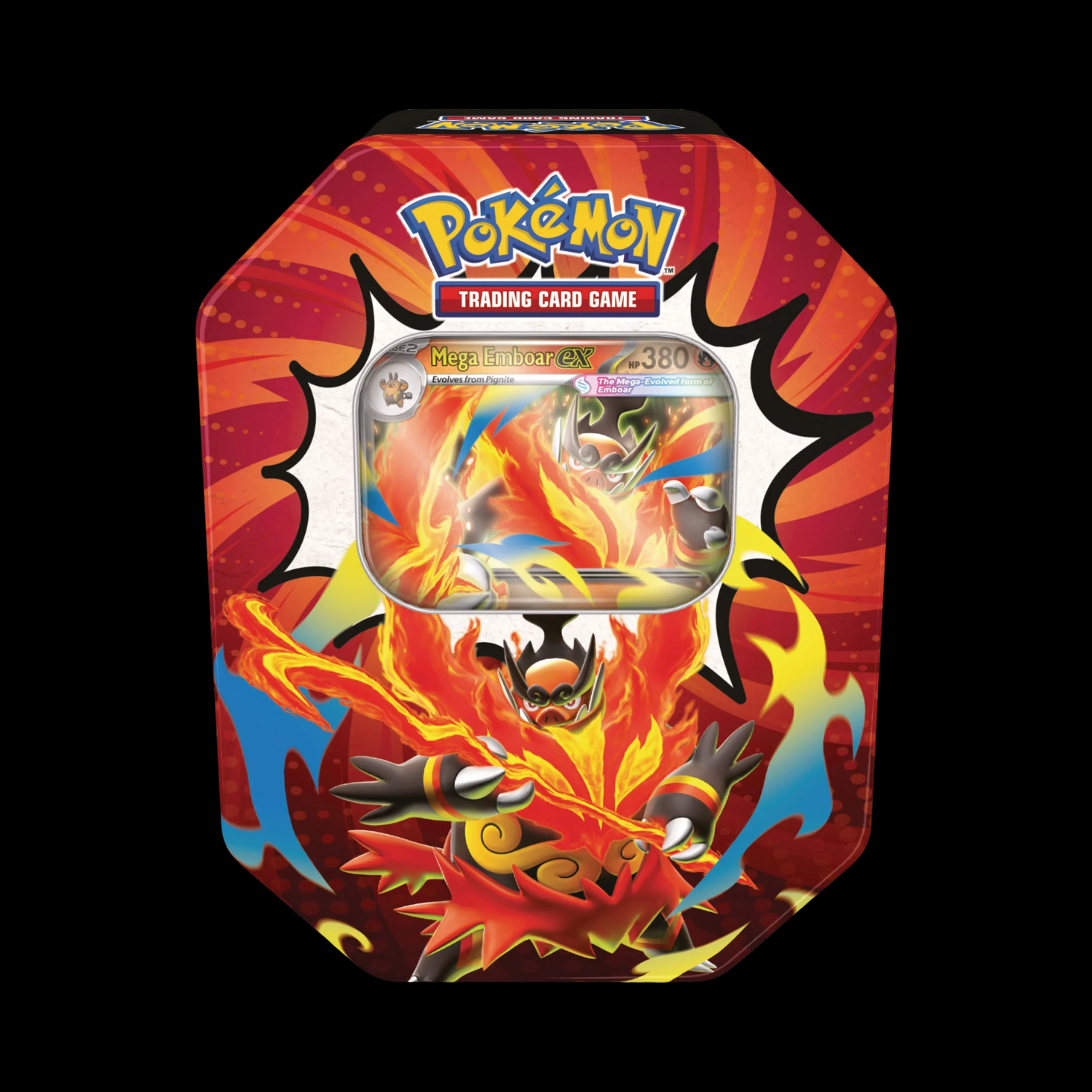Pokemon Ascended Heroes Mega Emboar EX Tin