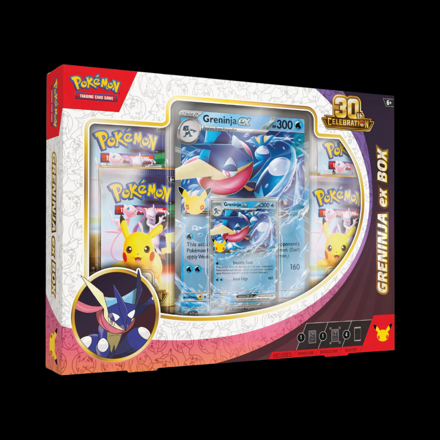 Pokemon 30th Celebration Greninja EX Box