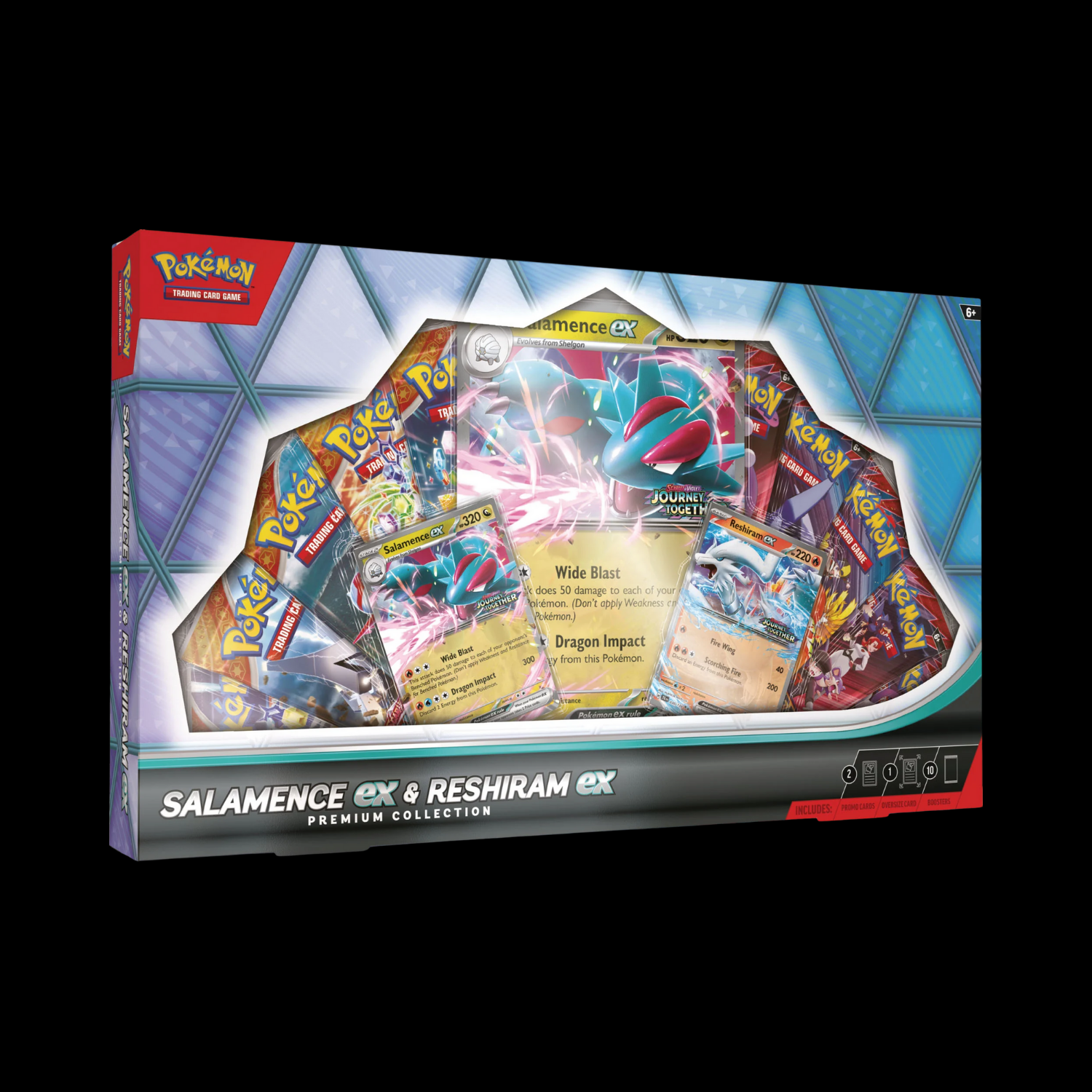 Pokemon Salamence EX & Reshiram EX Premium Collection