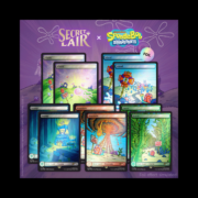 MTG Magic The Gathering Secret Lair Spongebob Squarepants Lands Under The Sea Rainbow Foil Sealed