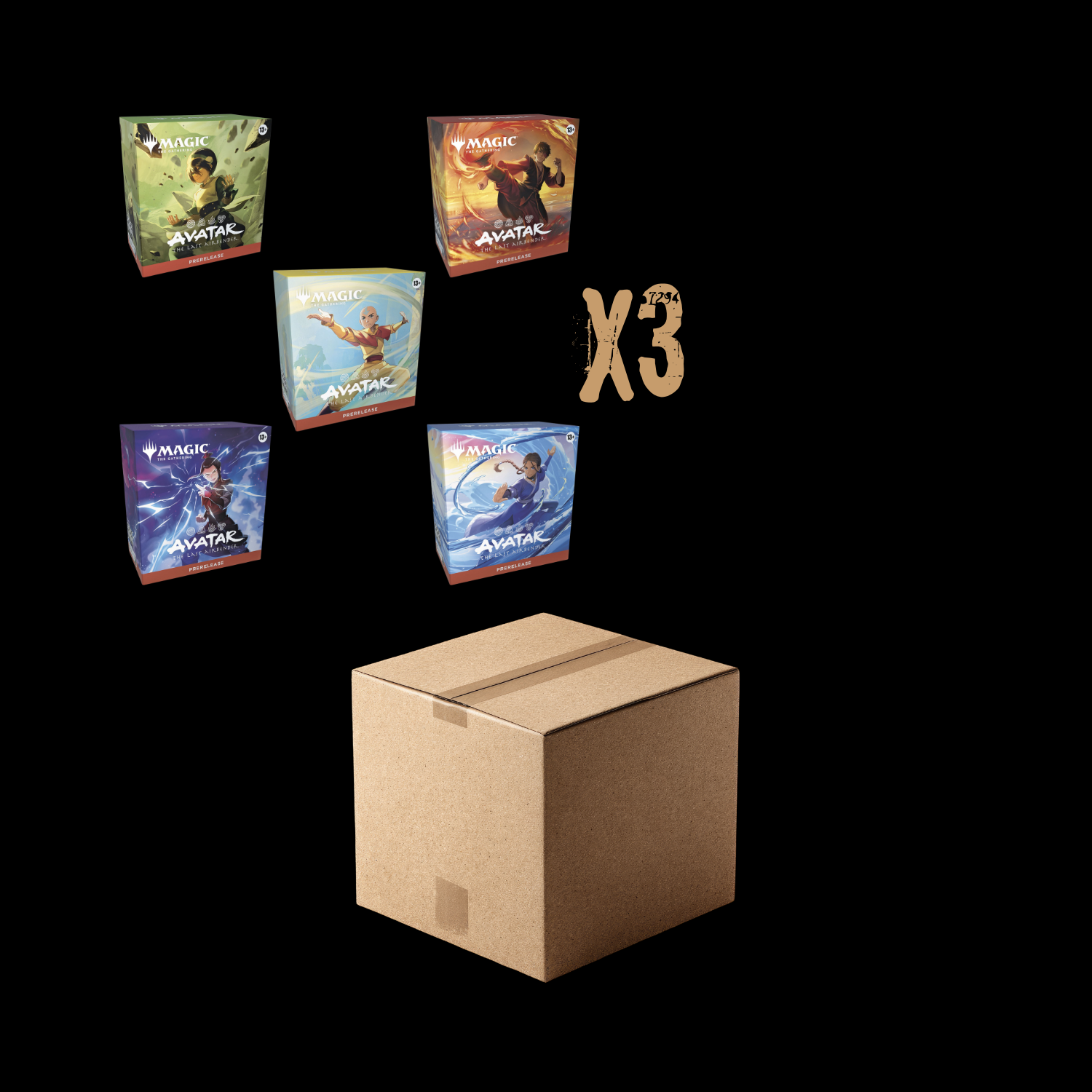 MTG Magic The Gathering Avatar The Last Airbender 15x Prerelease Kit Sealed Case