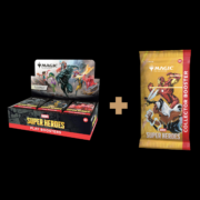 MTG Magic The Gathering Marvel Super Heroes Play Booster Box + Collector Booster Combo