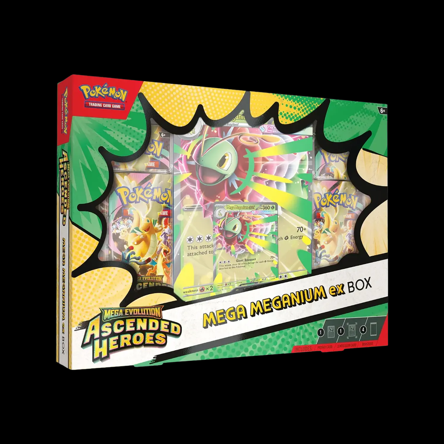Pokemon Mega Evolution Ascended Heroes Mega Meganium EX Box