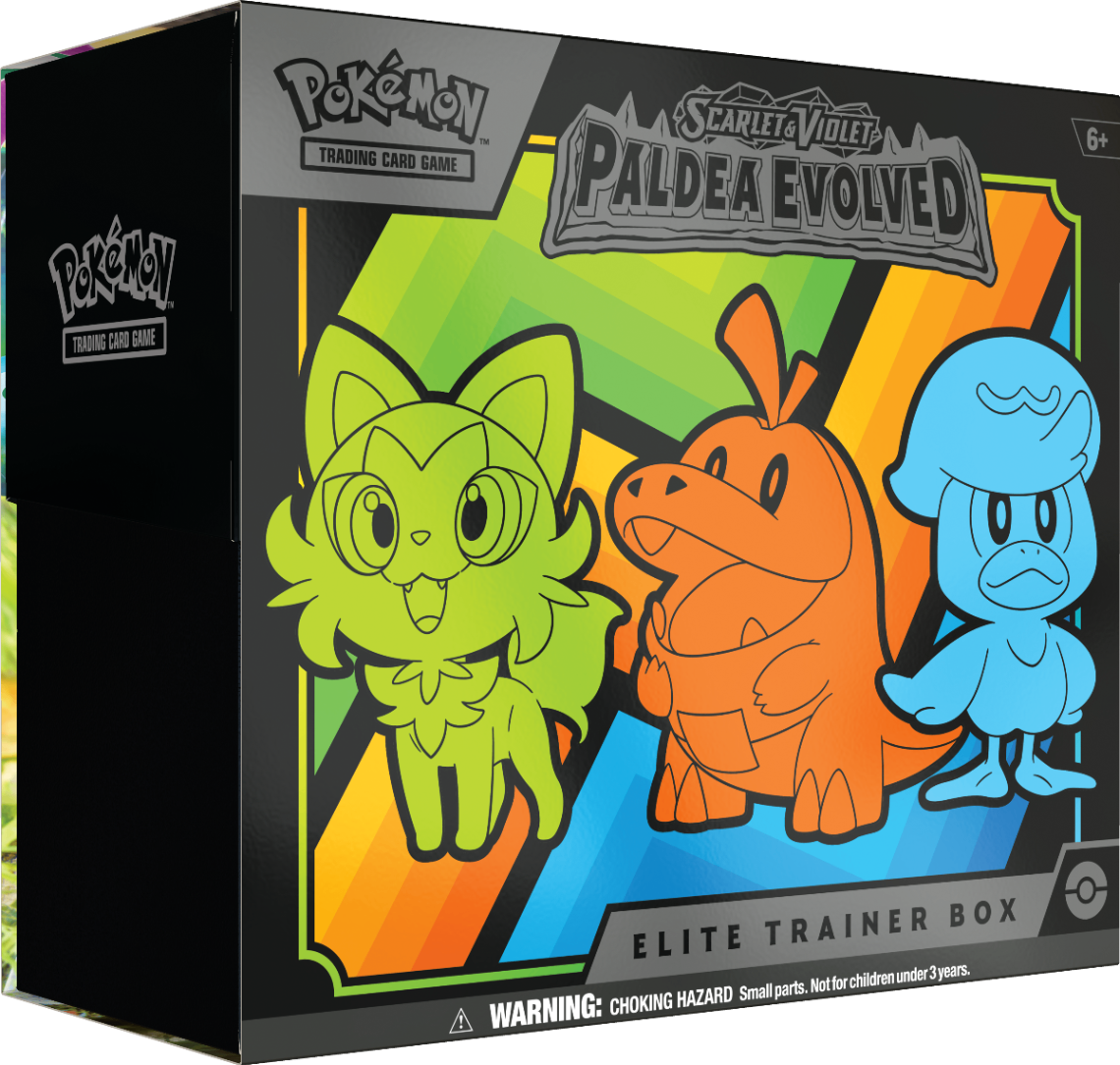 Scarlet and Violet Paldea Evolved Elite Trainer Box Case