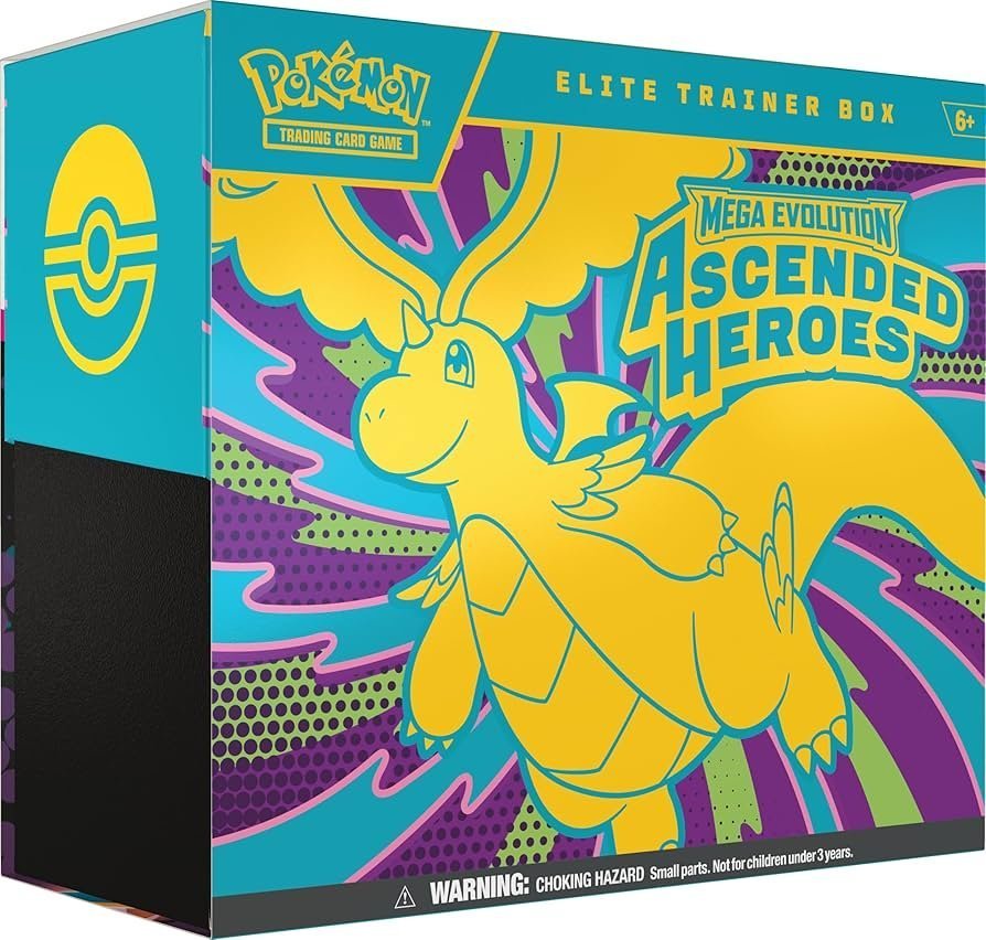 Ascended Heroes Elite Trainer Box (ETB) – Sealed Master Case (10 Units)