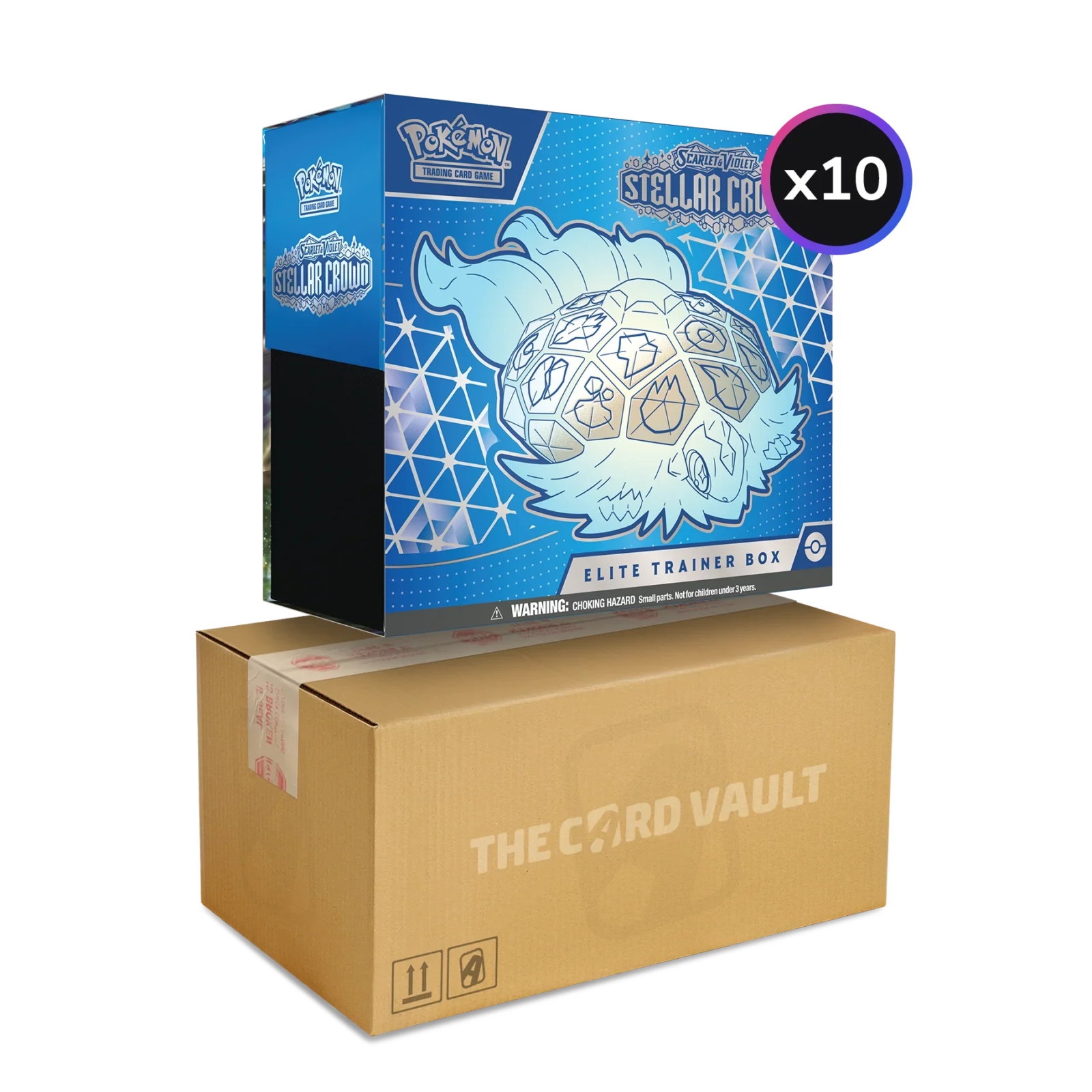 Pokemon TCG – Scarlet & Violet – Stellar Crown – Display Case (10x Elite Trainer Boxes)