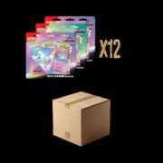 Pokemon Scarlet & Violet Prismatic Evolutions 12x Tech Sticker Collection Sealed Case