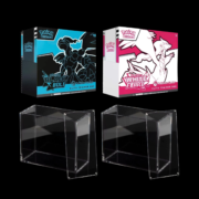 Pokemon Scarlet & Violet Black Bolt & White Flare Pokemon Center Elite Trainer Box W/ Acrylic