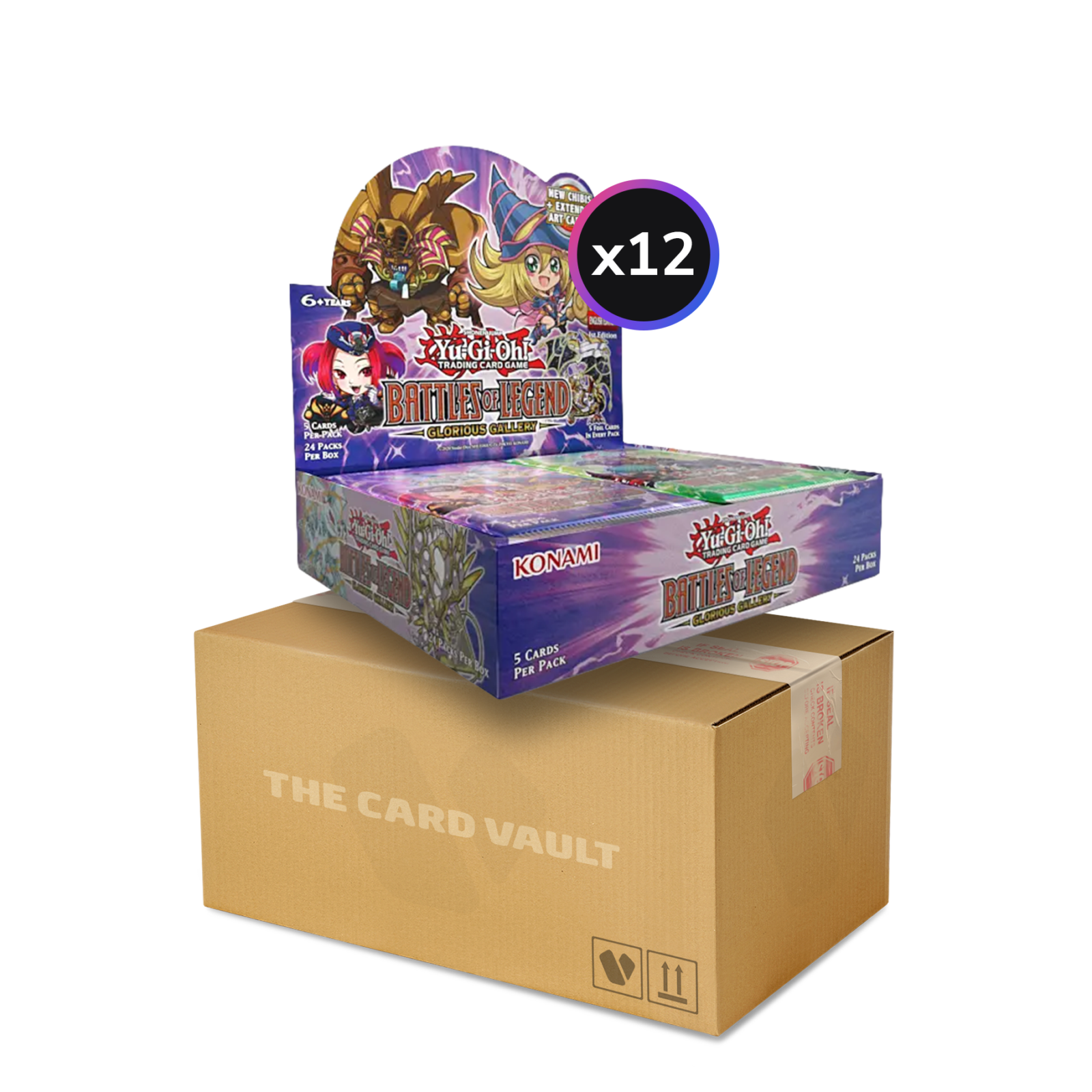Yu-Gi-Oh! – Battles of Legend: Glorious Gallery – Display Case (12x Booster Boxes) (1st Edition)