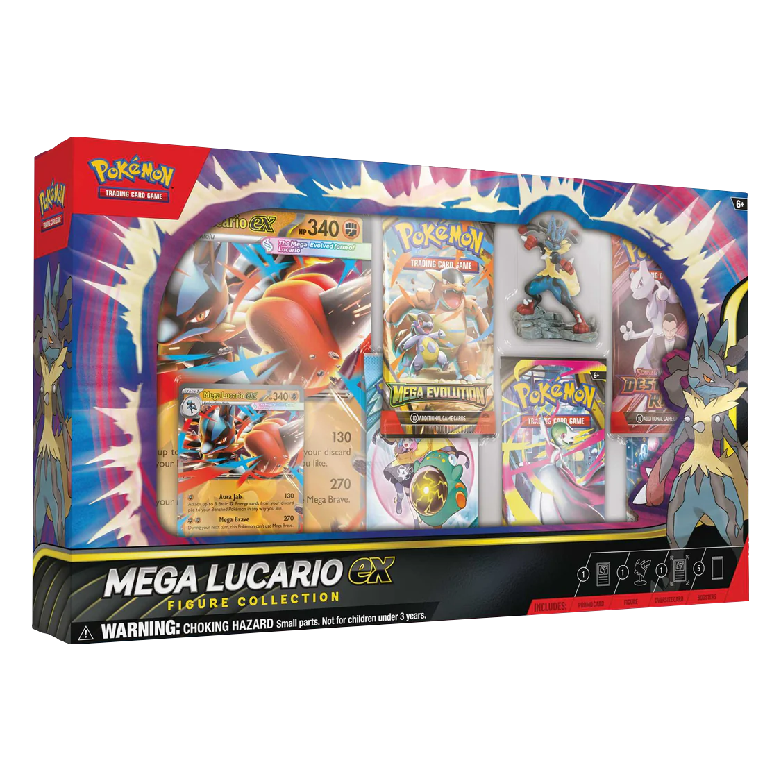 Pokemon TCG – Mega Evolution – Mega Lucario ex Figure Collection Box