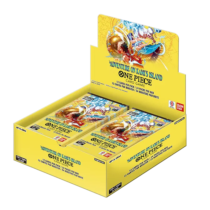 One Piece TCG – Adventure On Kami’s Island (OP-15 & EB-04) – Display Case (12x Booster Boxes)