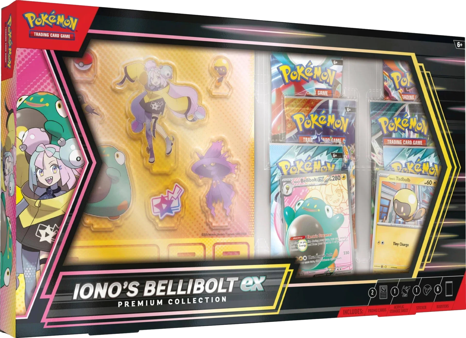 Pokemon TCG – Scarlet & Violet – Iono’s Bellibolt ex Premium Collection Box