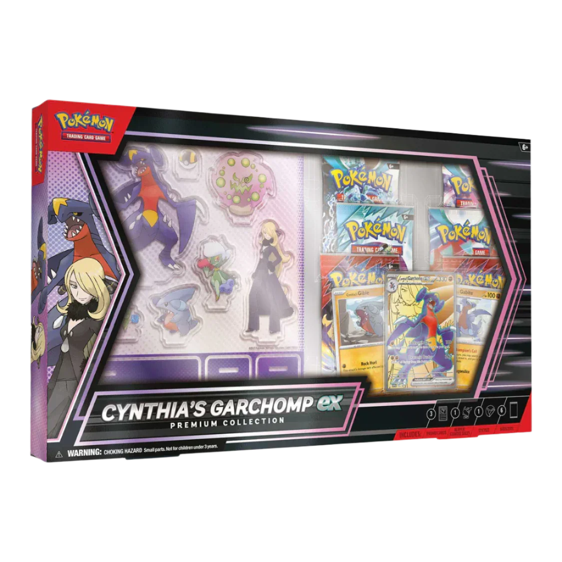 Pokemon TCG – Scarlet & Violet – Cynthia’s Garchomp ex Premium Collection Box