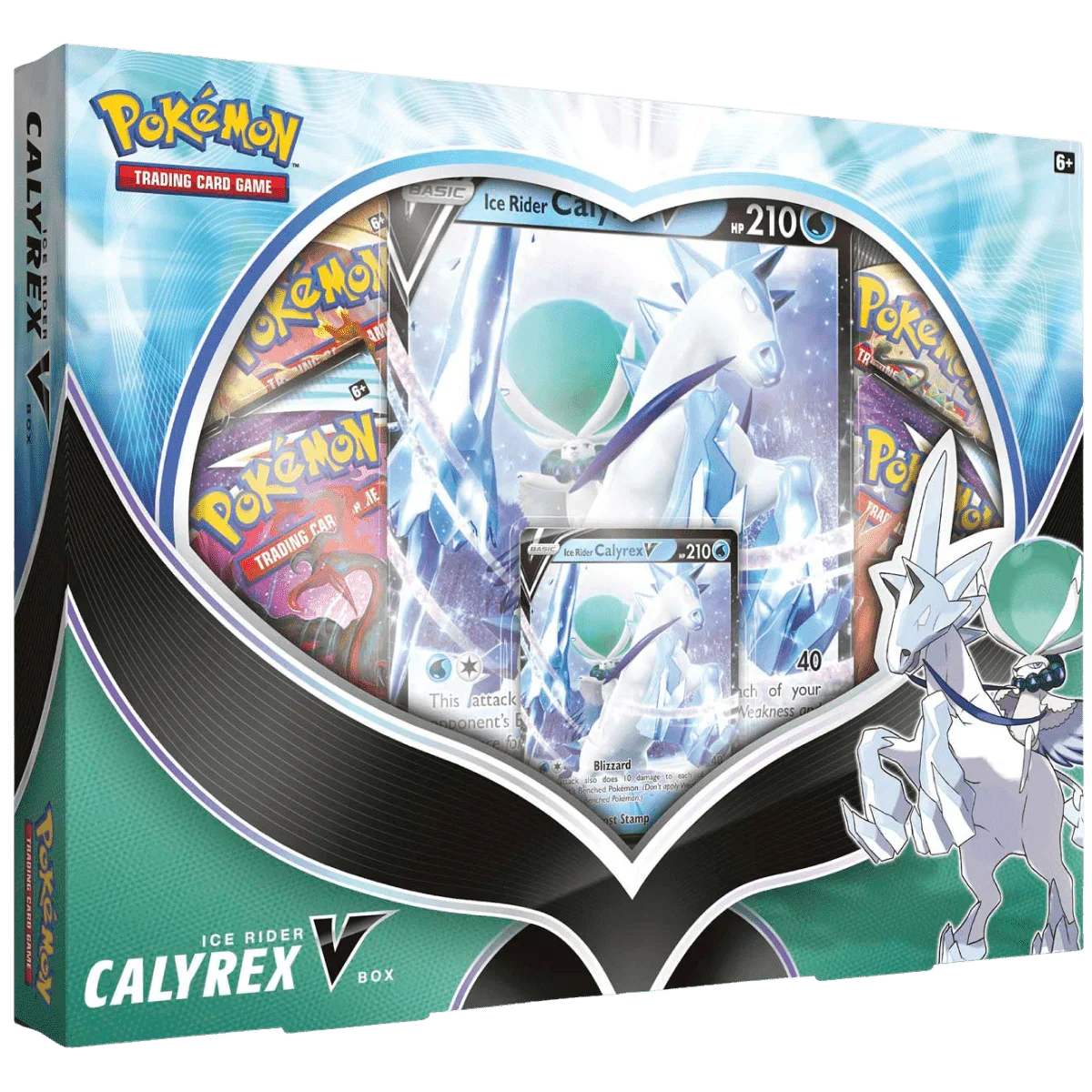 Pokemon TCG – Sword & Shield – Calyrex V Collection Box – Ice Rider