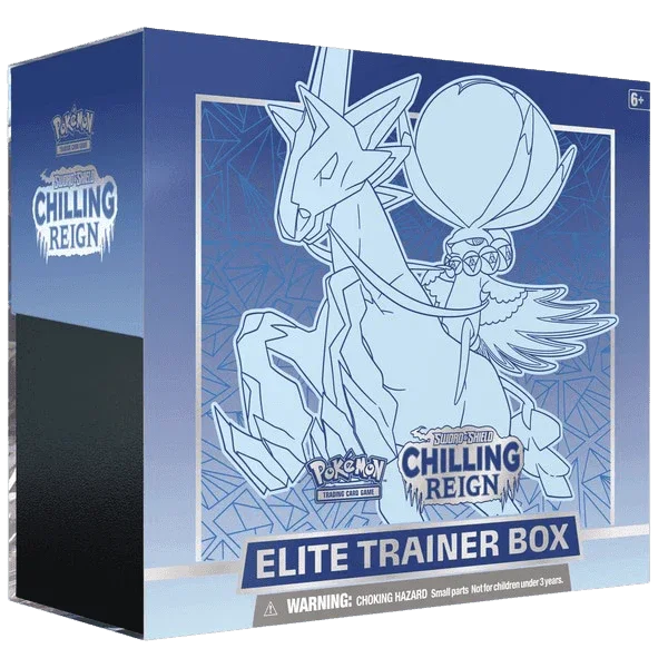 Pokemon TCG – Sword & Shield – Chilling Reign – Elite Trainer Box (Ice Rider)