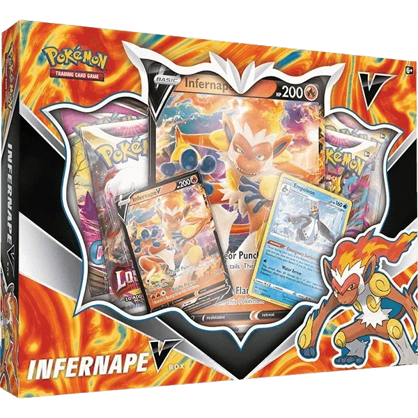 Pokemon TCG – Sword & Shield – Infernape V Collection Box