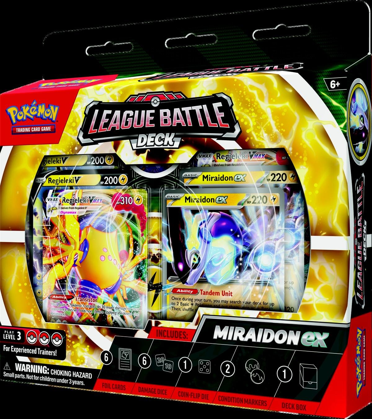 Pokemon TCG – Miraidon ex and Regieleki ex VMAX Battle Deck