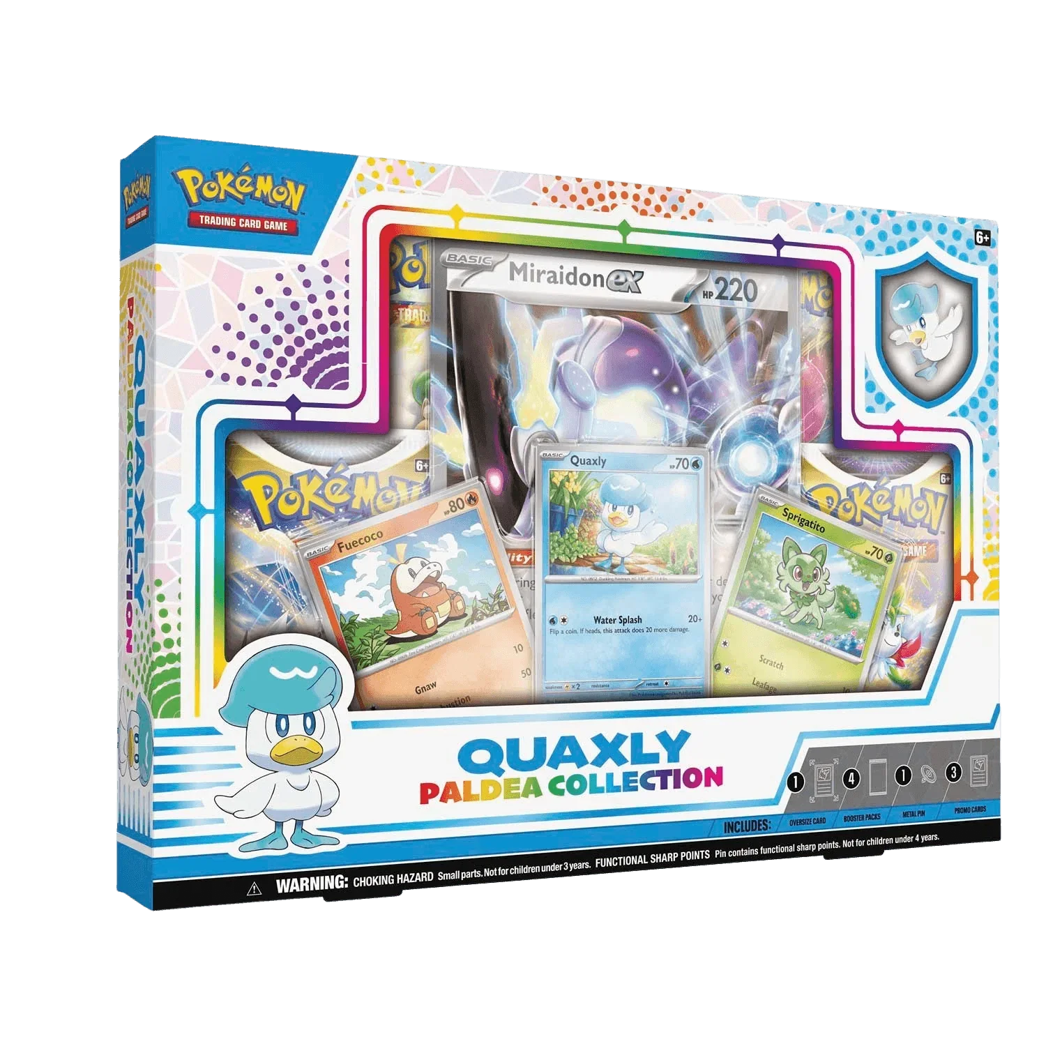 Pokemon TCG – Scarlet & Violet – Paldea Collection Box – Quaxly