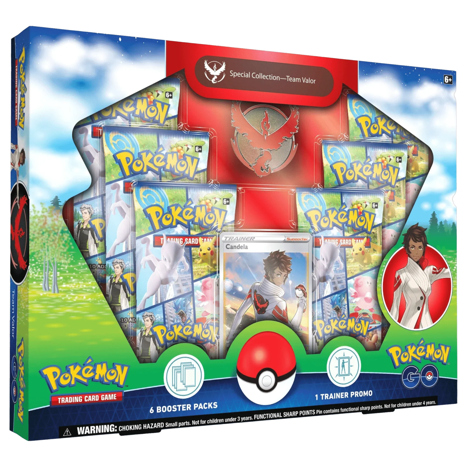 Pokemon TCG – Sword & Shield – Pokémon GO Special Collection Box – Team Valor