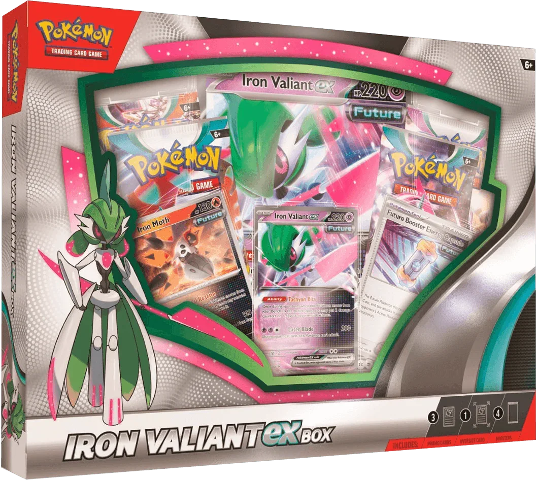 Pokemon TCG – Scarlet & Violet – Iron Valiant ex Collection Box