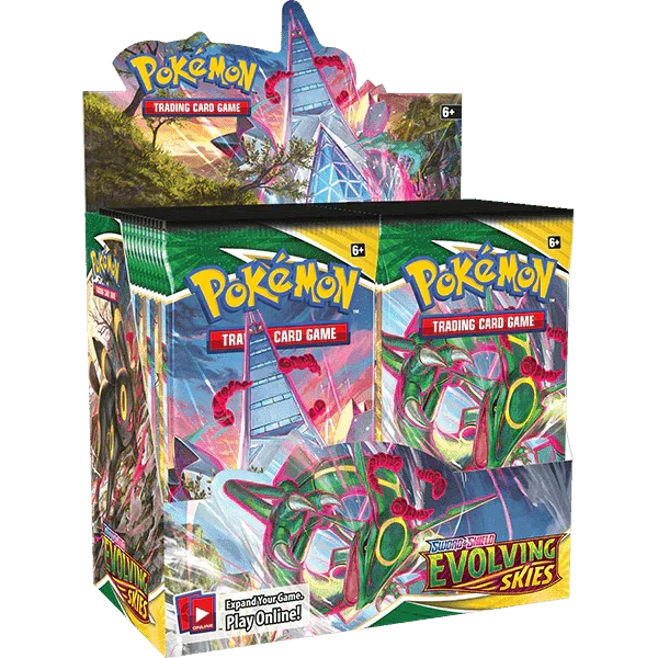 Pokemon TCG – Sword & Shield – Evolving Skies – Booster Box (36x Packs)