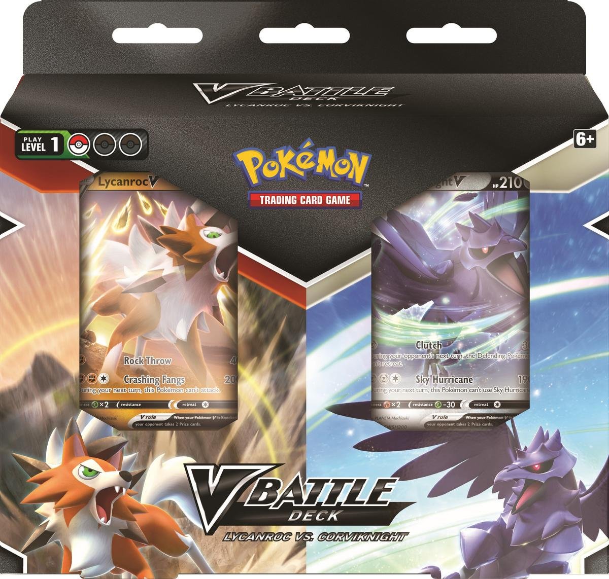 Pokemon Trading Card Game Lycanroc vs. Corviknight – V Battle Deck