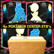 Pokemon TCG – Mega Evolution (ME1) – Pokemon Center Elite Trainer Box – Case (4x)
