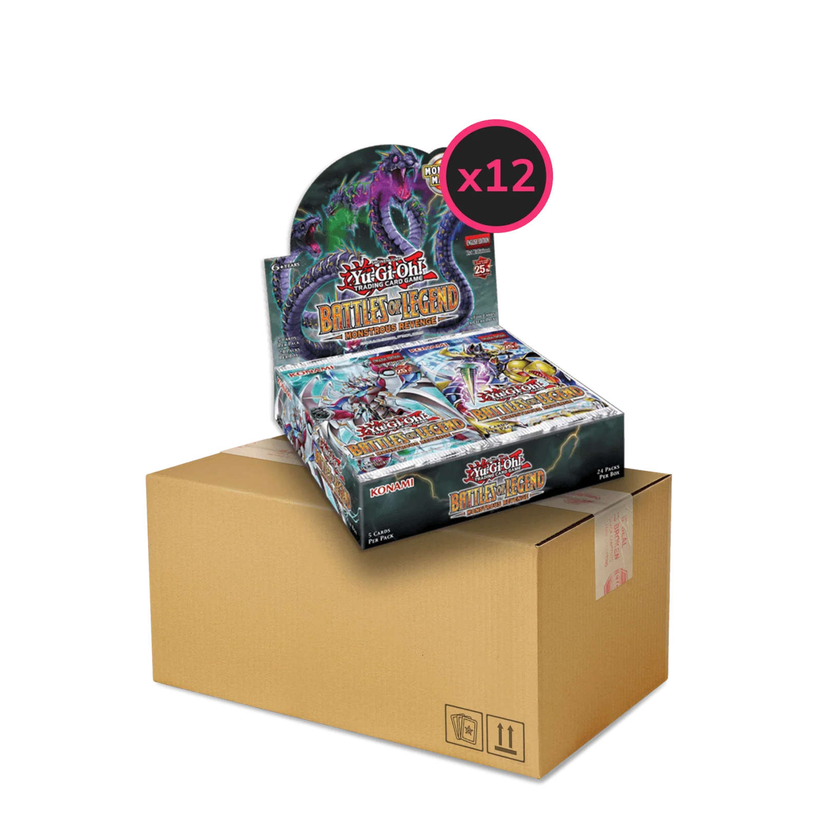 Yu-Gi-Oh! – Battles of Legend: Monstrous Revenge – Display Case (12x Booster Boxes)
